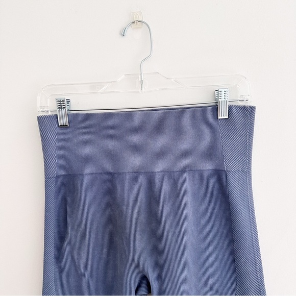 JoyLab Dusty Blue Ribbed High Rise Leggings - Picture 4 of 8